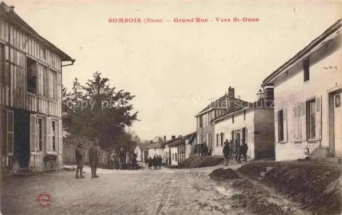 AK / Ansichtskarte Somsois Vitry-le-Francois 51 Marne Grande Rue vers St. Ouen