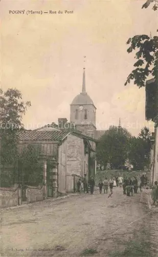 AK / Ansichtskarte Pogny Chalons-en-Champagne 51 Marne Rue du Pont Eglise