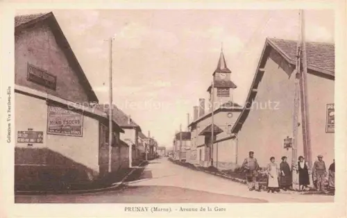AK / Ansichtskarte Prunay REIMS 51 Marne Avenue de la Gare