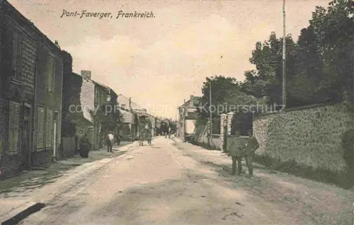 AK / Ansichtskarte Pont-Faverger  Pontfaverger-Moronvilliers REIMS 51 Marne Hauptstrasse