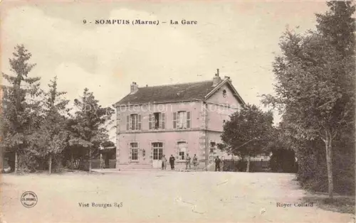 AK / Ansichtskarte Sompuis Vitry-le-Francois 51 Marne La Gare