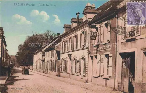 AK / Ansichtskarte Troissy EPERNAY 51 Marne Route Nationale