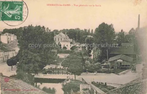 AK / Ansichtskarte Sermaize-les-Bains Vitry-le-Francois 51 Marne Vue générale sur la Saulx