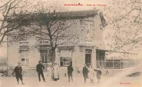 AK / Ansichtskarte Sommesous Vitry-le-Francois 51 Marne Café de l'Avenue