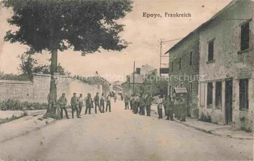 AK / Ansichtskarte Epoye REIMS 51 Marne Rue principale