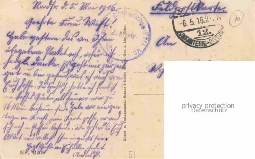 AK / Ansichtskarte Lavannes REIMS 51 Marne Kirche mit Kaiser Wilhelm-Gedenkstein Kirche