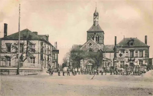 AK / Ansichtskarte Betheniville REIMS 51 Marne Marktplatz Kirche