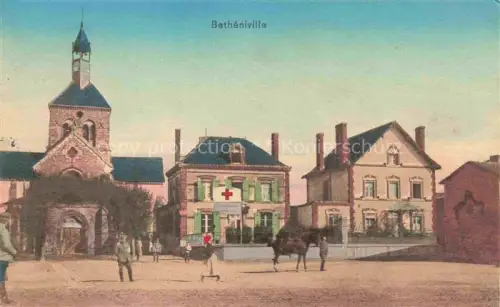 AK / Ansichtskarte Betheniville REIMS 51 Marne Marktplatz Kirche