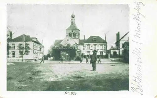 AK / Ansichtskarte Betheniville REIMS 51 Marne Marktplatz Lazarett Kirche