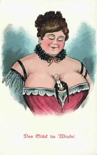 AK / Ansichtskarte Rauchen Smoking Fumer Fumare Fumar-- Humor Frau klein Mann  