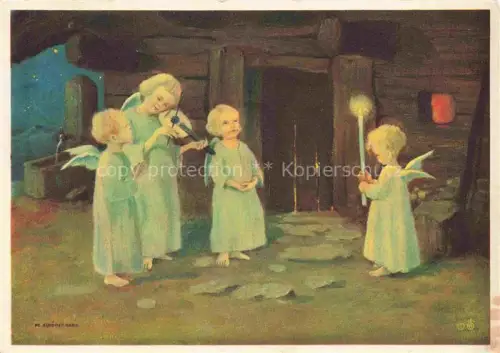 AK / Ansichtskarte SCHoeNERMARK M. Kuenstlerkarte Engelstaendchen Weihnachten Nr. 4319 Muenchen 
