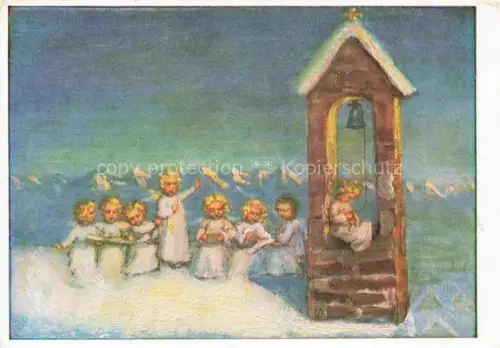 AK / Ansichtskarte SPoeTL Maria Kuenstlerkarte Weihnachtsnorgen Engel Kinder Nr. 862 Tirol