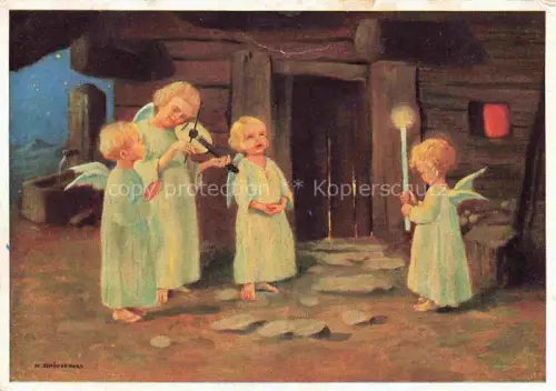AK / Ansichtskarte SCHoeNERMARK M. Kuenstlerkarte Engelsstaendchen Nr. 4319 Weihnachten Engel Kinder 