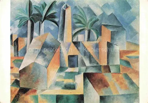 AK / Ansichtskarte PICAssO Pablo (1881-1973) Kuenstlerkarte die Fabrik von Horta de Ebro Leningrad 