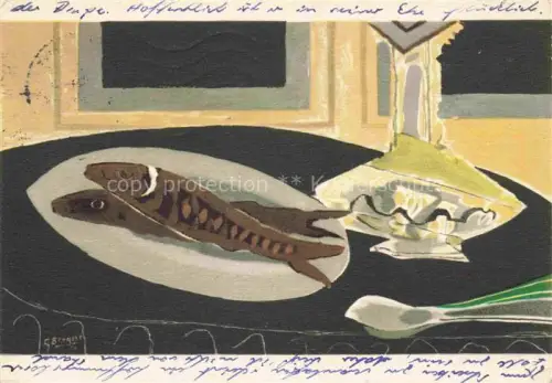 AK / Ansichtskarte BRAQUE George (1882-1963) Kuenstlerkarte La Carafe Art Moderne Paris 