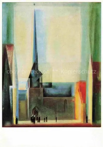 AK / Ansichtskarte FEININGER Lyonel Kuenstlerkarte Gelmeroda IX