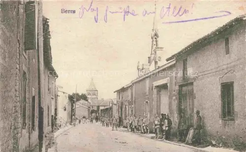 AK / Ansichtskarte Berru REIMS 51 Marne Hauptstrasse Feldpost