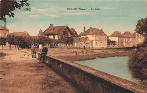 AK / Ansichtskarte Anglure Epernay 51 Marne Le Quai