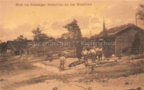 AK / Ansichtskarte Cernay-en-Dormois Sainte-Menehould 51 Marne Blick ins Ruhelager Kaisertreu an der Westfront