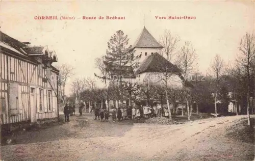 AK / Ansichtskarte Corbeil Vitry-le-Francois 51 Marne Route de Brébant vers Saint-Ouen