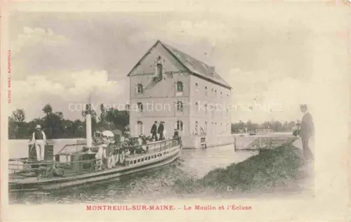 AK / Ansichtskarte Montreuil-sur-Maine SEGRE 49 Maine-et-Loire Le moulin et l'écluse