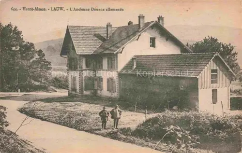 AK / Ansichtskarte Lauw Thann 68 Haut-Rhin Ancienne douane allemande