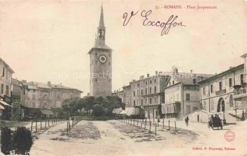 AK / Ansichtskarte Romans -sur-Isere 26 Drome Place Jacquemart Eglise