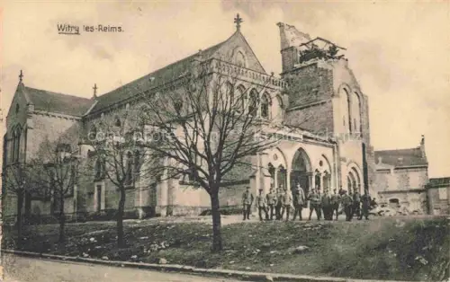 AK / Ansichtskarte Witry -les-Reims 51 Marne Eglise détruite Ruines Grande Guerre Truemmer 1. Weltkrieg Karte Nr. 582