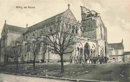 AK / Ansichtskarte Witry -les-Reims 51 Marne Eglise détruite Ruines Grande Guerre Truemmer 1. Weltkrieg Karte Nr. 582