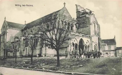 AK / Ansichtskarte Witry-les-Reims 51 Marne Eglise détruite Ruines Grande Guerre Truemmer 1. Weltkrieg Karte Nr. 582
