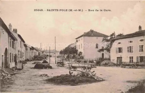 AK / Ansichtskarte Sainte-Pole Luneville 54 Meurthe-et-Moselle Rue de la Gare