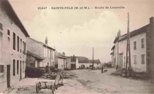 AK / Ansichtskarte Sainte-Pole Luneville 54 Meurthe-et-Moselle Route de Lunéville