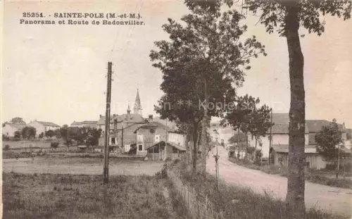 AK / Ansichtskarte Sainte-Pole Luneville 54 Meurthe-et-Moselle Panorama et Route de Badonviller