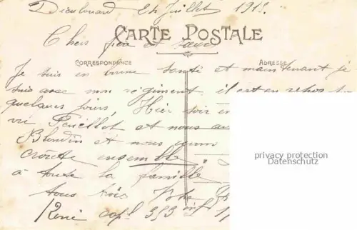 AK / Ansichtskarte Dieulouard NANCY 54 Meurthe-et-Moselle Rue du Château