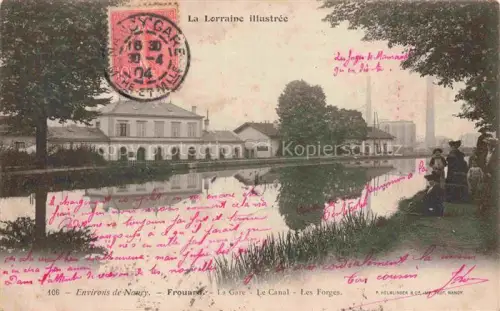 AK / Ansichtskarte Frouard Nancy 54 Meurthe-et-Moselle La gare le canal et les forges