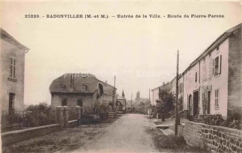 AK / Ansichtskarte Badonviller Luneville 54 Meurthe-et-Moselle Entrée de la ville Route de Pierre-Percée
