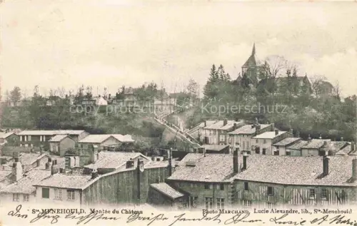 AK / Ansichtskarte Sainte-Menehould 51 Marne Montée du château