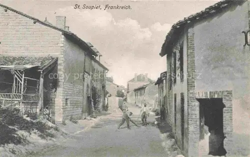 AK / Ansichtskarte St-Souplet-sur-Py REIMS 51 Marne Ruines Grande Guerre Truemmer 1. Weltkrieg