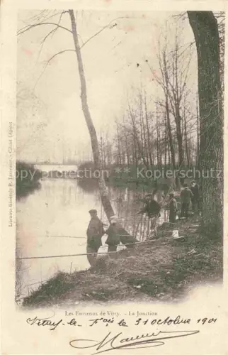 AK / Ansichtskarte Vitry-le-Francois 51 Marne La Jonction des pêcheurs