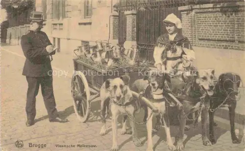 AK / Ansichtskarte BRUGGE Bruges Belgie Vlaamsche Melkvrouw