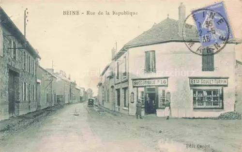 AK / Ansichtskarte Beine -Nauroy REIMS 51 Marne Rue de la République