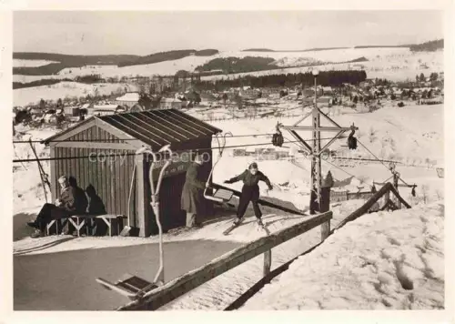 AK / Ansichtskarte St Andreasberg Harz Wintersportplatz Bergstation des Skilifts