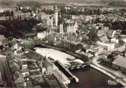 AK / Ansichtskarte Comines LILLE 59 Nord Les Ecluses de la Lys vue aérienne