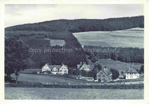 AK / Ansichtskarte Wittgenstein Schloss Berleburg Bad NRW Panorama Landfrauenschule