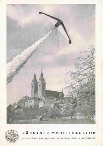 AK / Ansichtskarte KLAGENFURT Woerthersee Kaernten AT Kaerntner Modellbauklub Ansicht mit Kirche