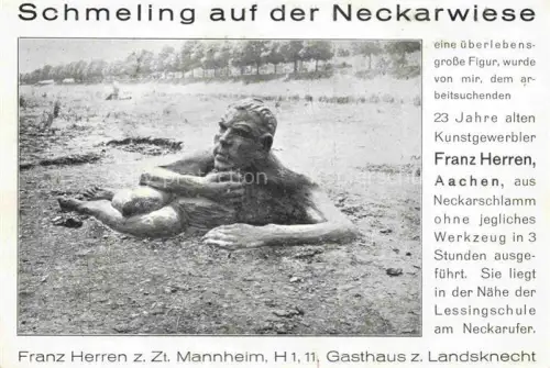 AK / Ansichtskarte MANNHEIM Schmeling auf der Neckarwiese Beschnitten