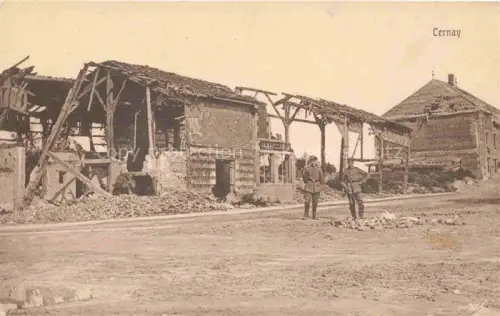 AK / Ansichtskarte Cernay-en-Dormois Sainte-Menehould 51 Marne Ruines Grande Guerre Truemmer 1. Weltkrieg