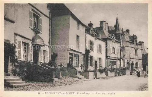 AK / Ansichtskarte Rochefort-en-Terre VANNES 56 Morbihan Rue du Porche