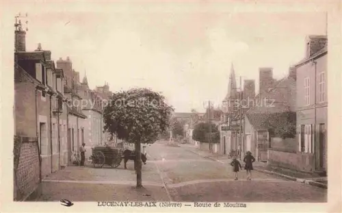 AK / Ansichtskarte Lucenay-les-Aix NEVERS 58 Nievre Route de Moulins