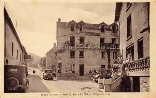 AK / Ansichtskarte Moux-en-Morvan Chateau-Chinon 58 Nievre Hôtel du Centre
